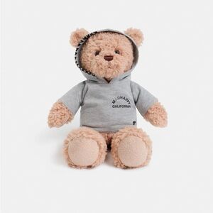 Madhappy Tan Teddy Bear with Gray Hoodie